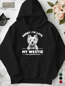 Teediy Westie Humorous Teediy Women's Hoodies (Option: Black-M)