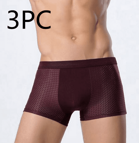 Ice silk men's underwear mesh boxer